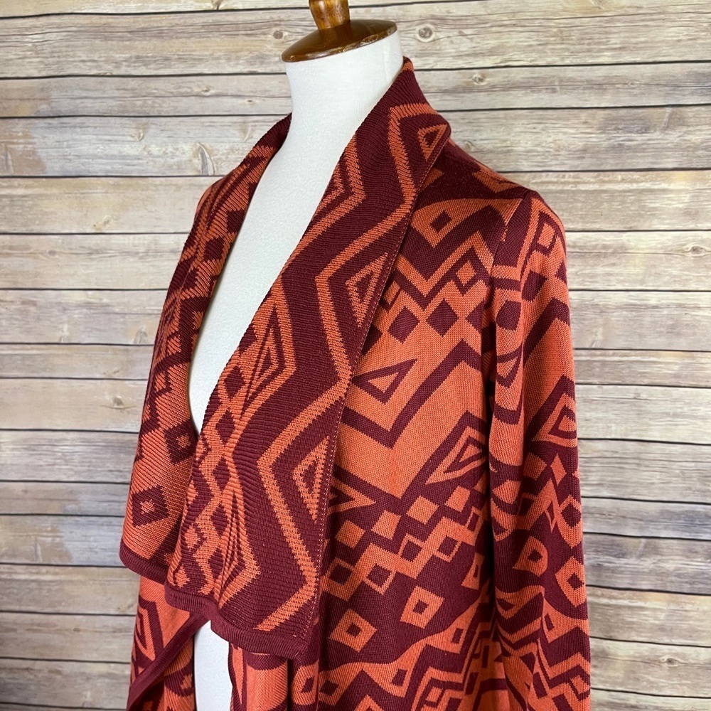 Staring At Stars Medium Array Aztec Cardigan Boho - image 6